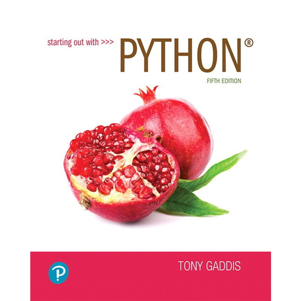 Starting out with python 4th edition pdf