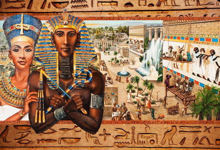 Name of 3 successive pharaohs