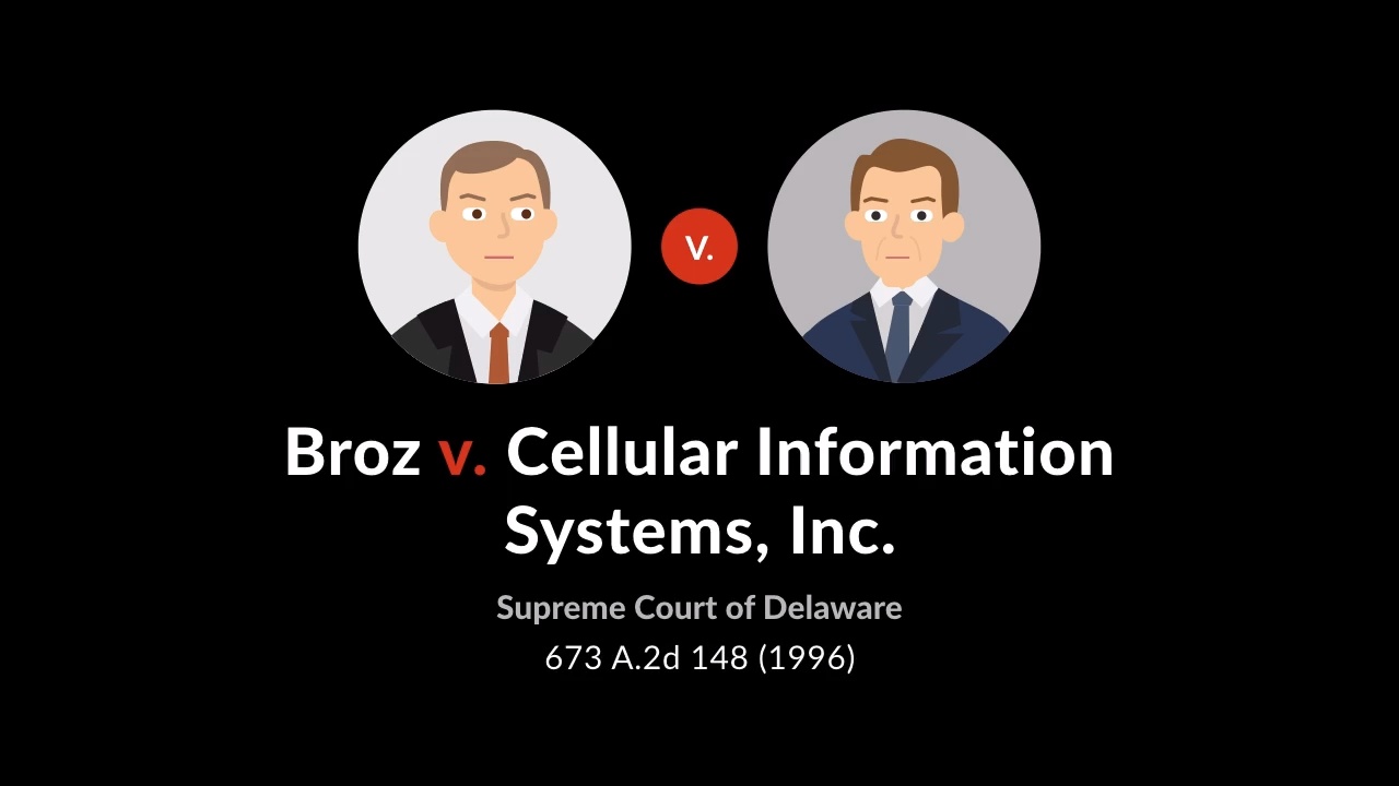 Broz v. cellular information systems