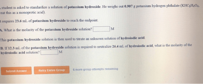 Perchloric acid and potassium hydroxide net ionic equation