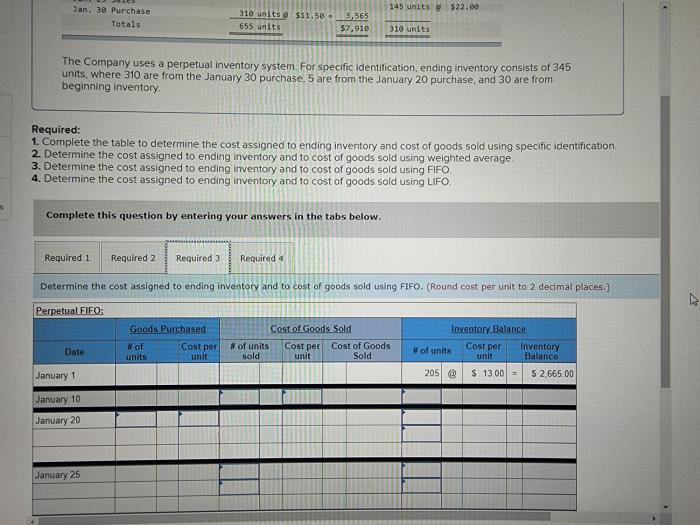 Laker company reported the following january