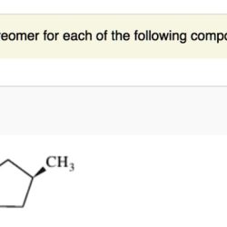 Draw a diastereomer for each of the following compounds