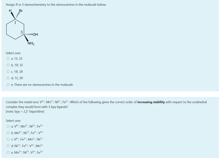 Arrange these complexes in order of octahedral splitting energy δo